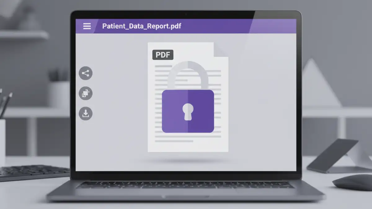 secure medical records pdf - Implementing medical document encryption using secure software