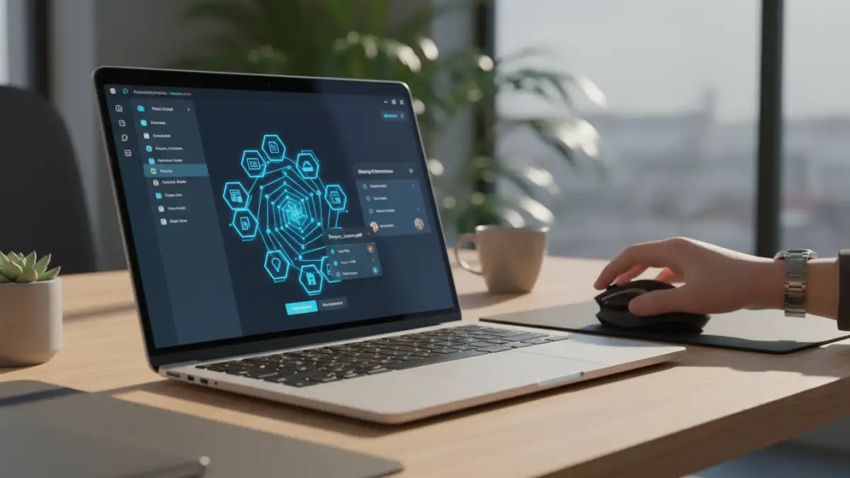 secure shared project files - Setting up access permissions for shared project files on cloud storage