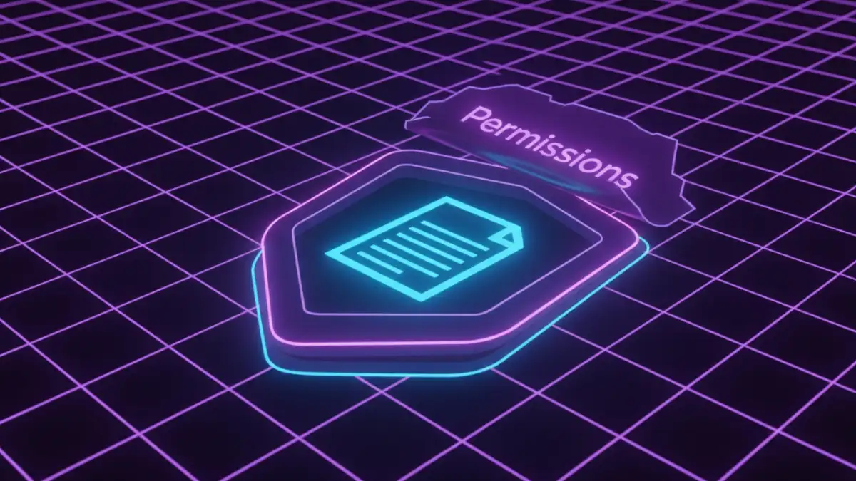 set pdf restrictions - An abstract illustration of PDF permission layers being removed to access the core document.