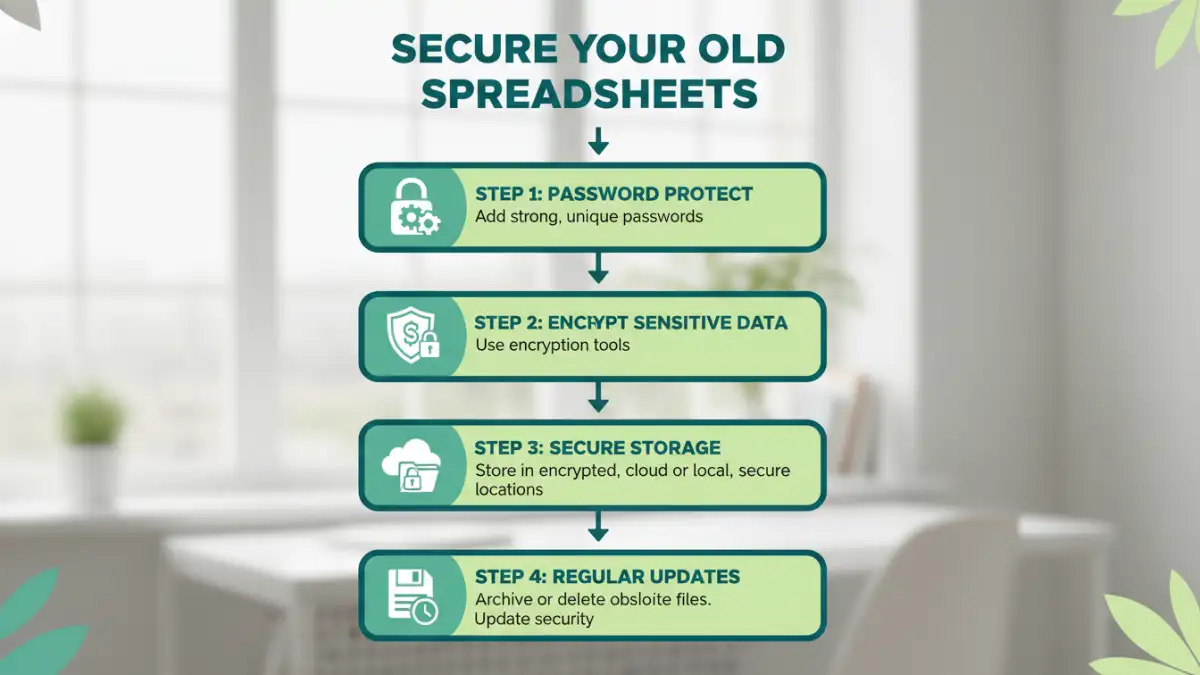 spreadsheet file security - Step-by-step guide to securing old spreadsheet files