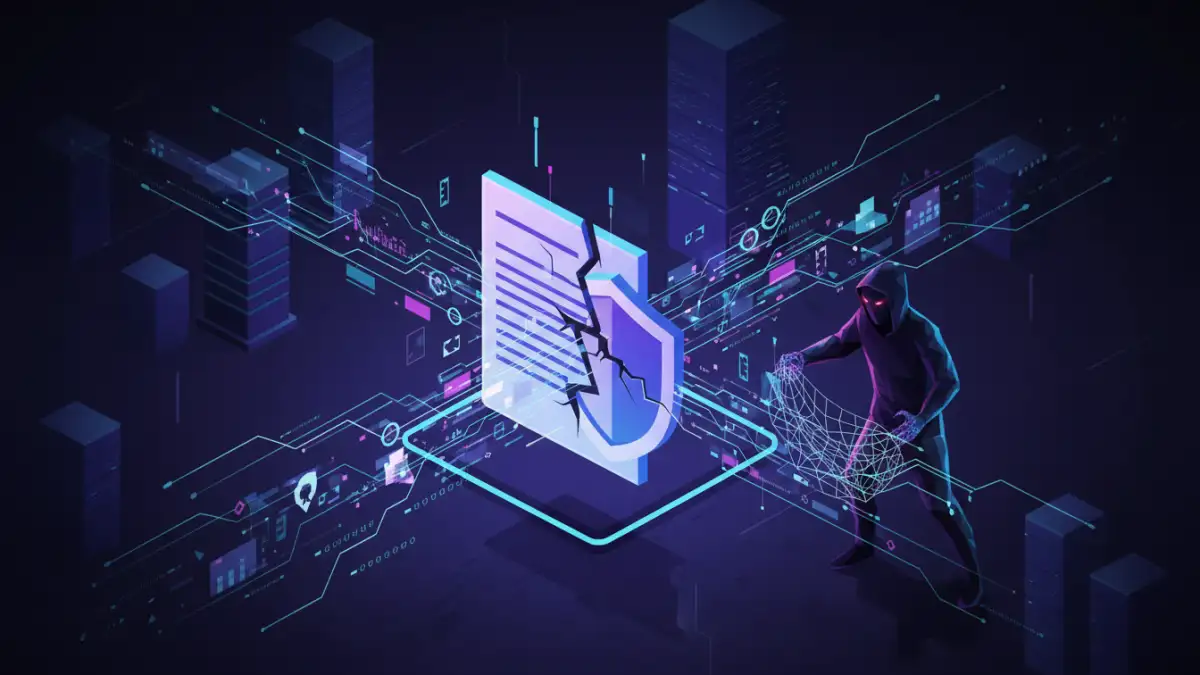 Risks of unencrypted document transmission with data interception