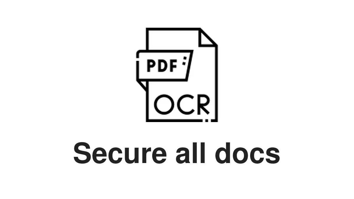 Visual representation of implementing unified document security across different file types