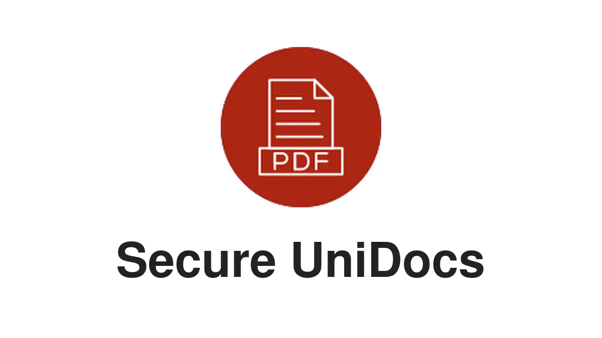 Infographic detailing university PDF security components for student records protection