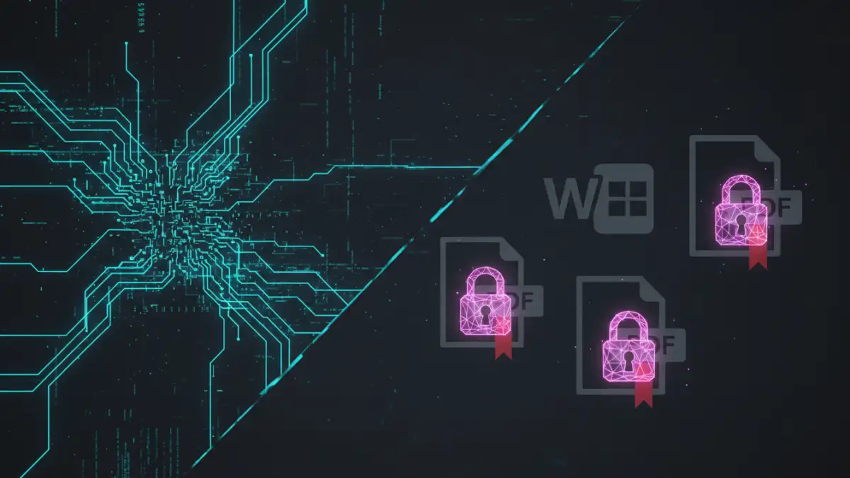 unlock document encryption unlock document encryption - A visual representation of different encryption algorithms protecting various document types.