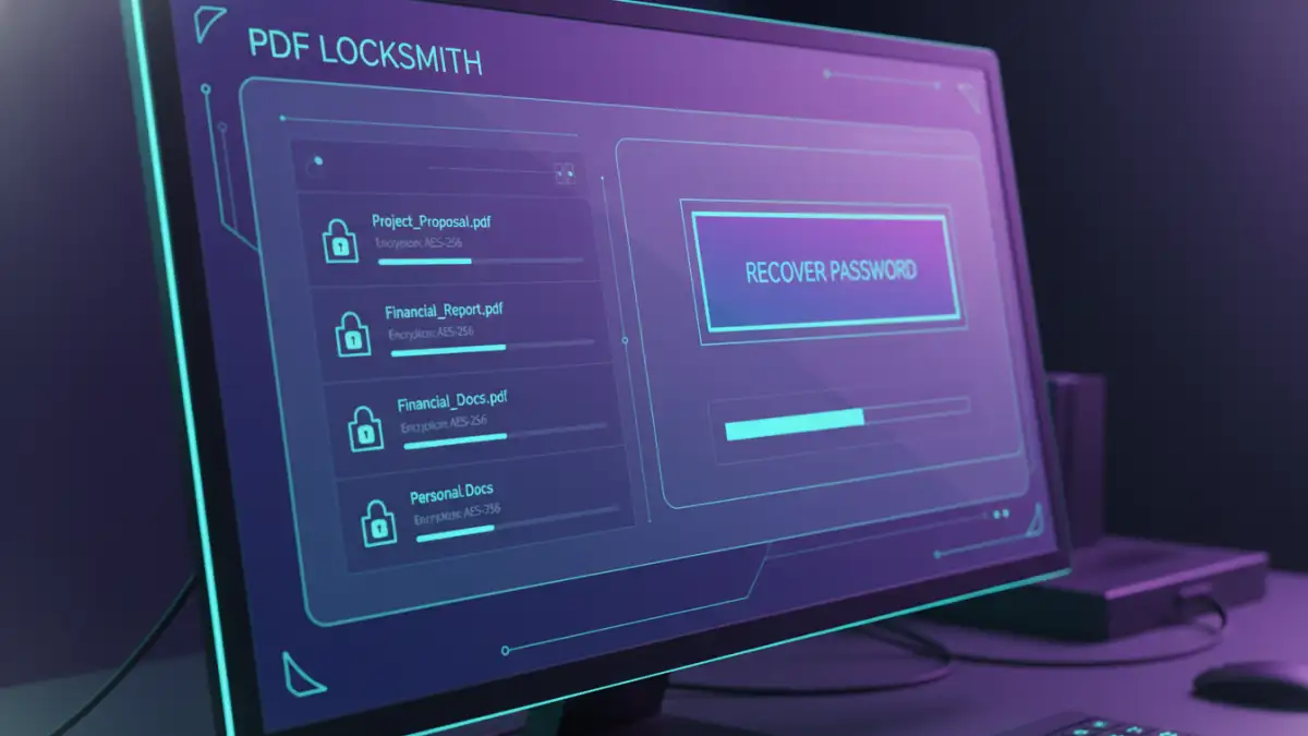 unlock pdf password tool unlock pdf password tool - Desktop software for PDF password recovery