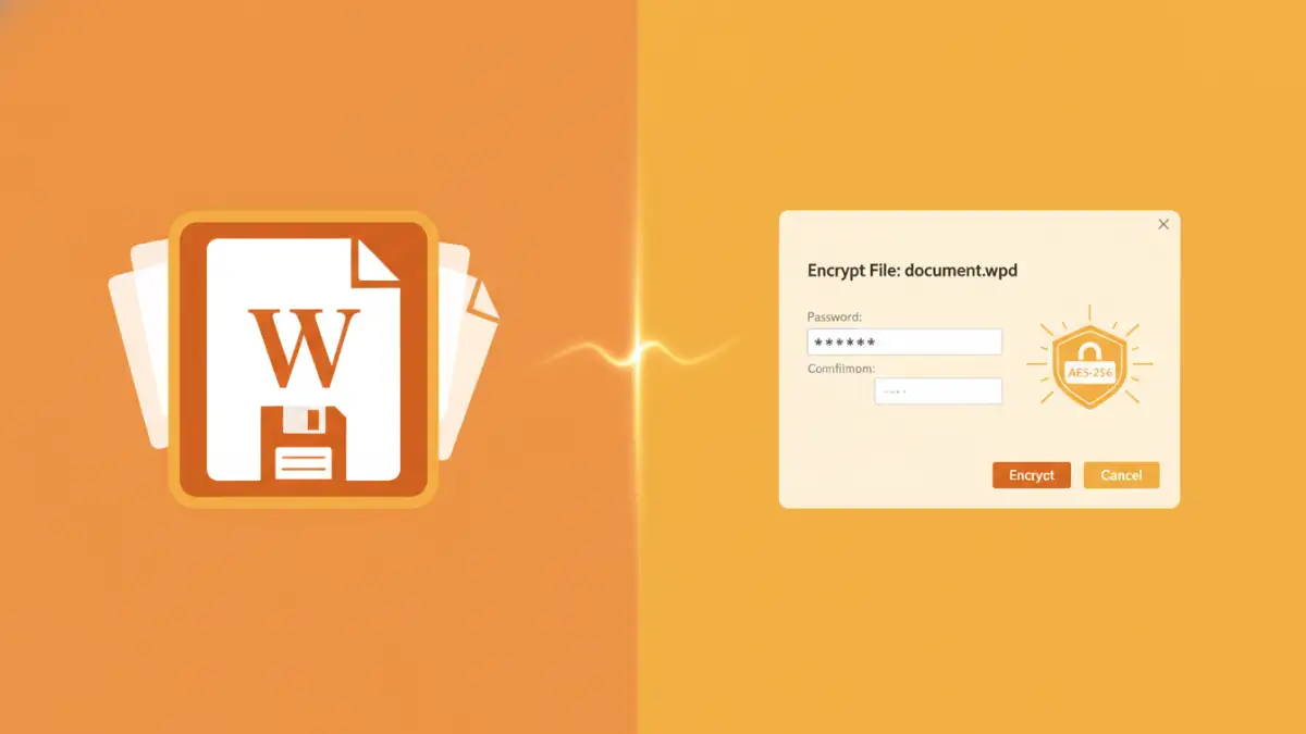 wordperfect document security wordperfect document security - Using external tools for legacy file encryption and old document protection